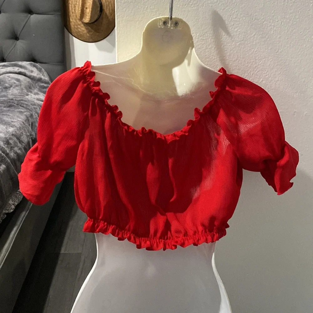 3 for $20 /Red mesh top - Picture 5 of 5